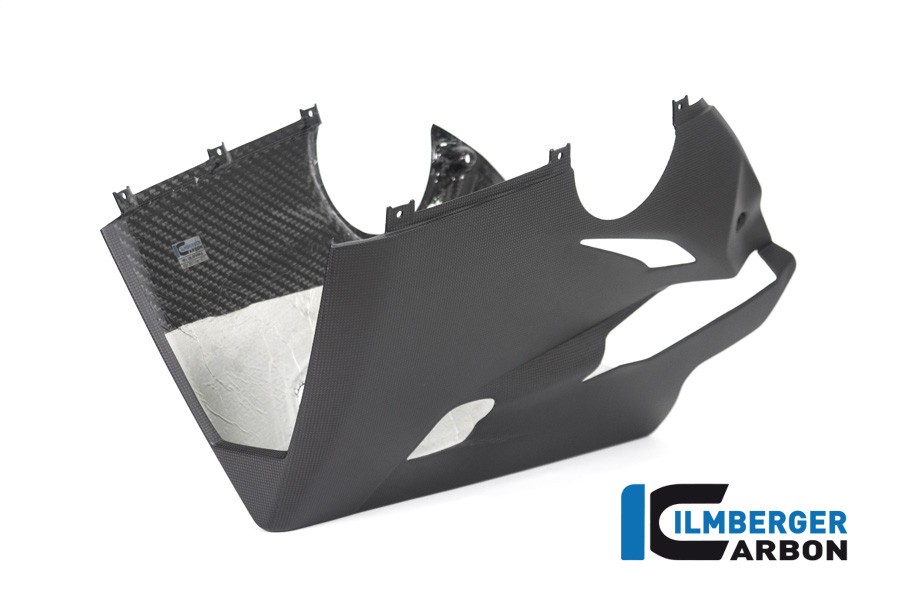 Ilmberger Carbon Bellypan / Lower Cowl For Aftermarket Exhaust (Matte) - Ducati Panigale V4 / V4S