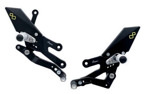 LighTech "Track System" Rearsets | Standard/Reverse Shift - Yamaha R7