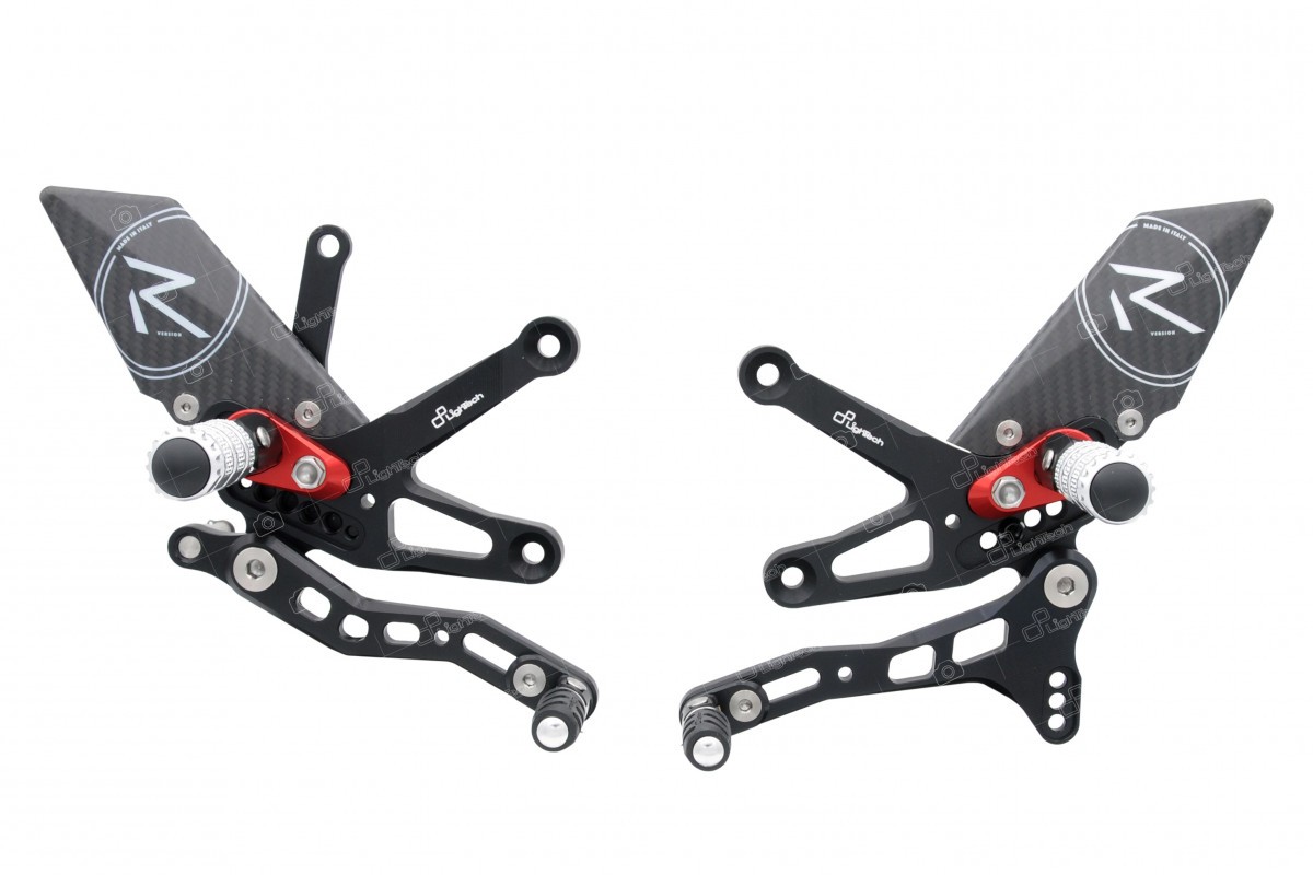 LighTech 'Track System' Adjustable Rearsets R Version  -  2008-2019 Honda CBR1000RR / SP