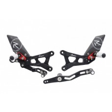 LighTech 'Track System' Adjustable Rearsets  R Version  -  2008-2016 Yamaha YZF-R6