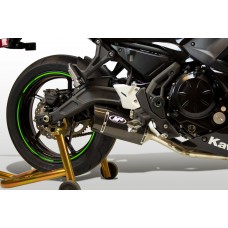 M4 FULL SYSTEM CARBON FIBER CANISTER 2017-2023 Kawasaki Ninja 650/Z650