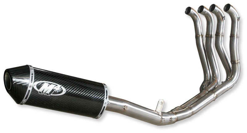 M4 RACE FULL SYSTEM WITH CARBON FIBER CANISTER 2007-08 Suzuki GSX-R1000