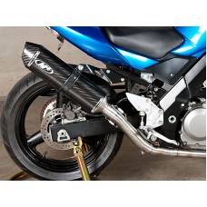 M4 RACE FULL SYSTEM WITH CARBON FIBER CANISTER - 2003 Suzuki SV650