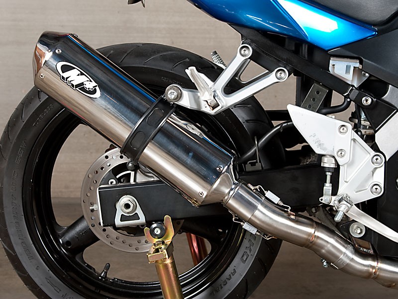 M4 FULL SYSTEM WITH POLISHED CANISTER - 2003 Suzuki SV650