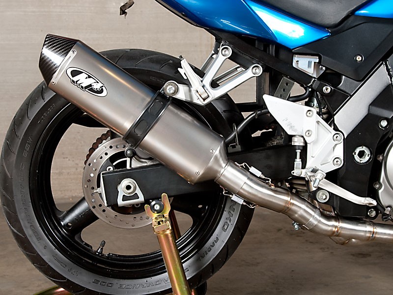 M4 FULL SYSTEM WITH TITANIUM CANISTER 2004-10 Suzuki SV650