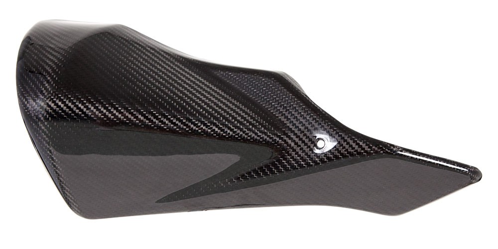 M4 CARBON FIBER HEAT SHIELD - GP And Tech1 Slip-On Heat Shield - Suzuki GSX-R600 / GSX-R750