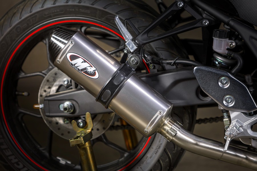 M4 FULL SYSTEM WITH TITANIUM CANISTER 2015-2023 Yamaha R3/MT-03