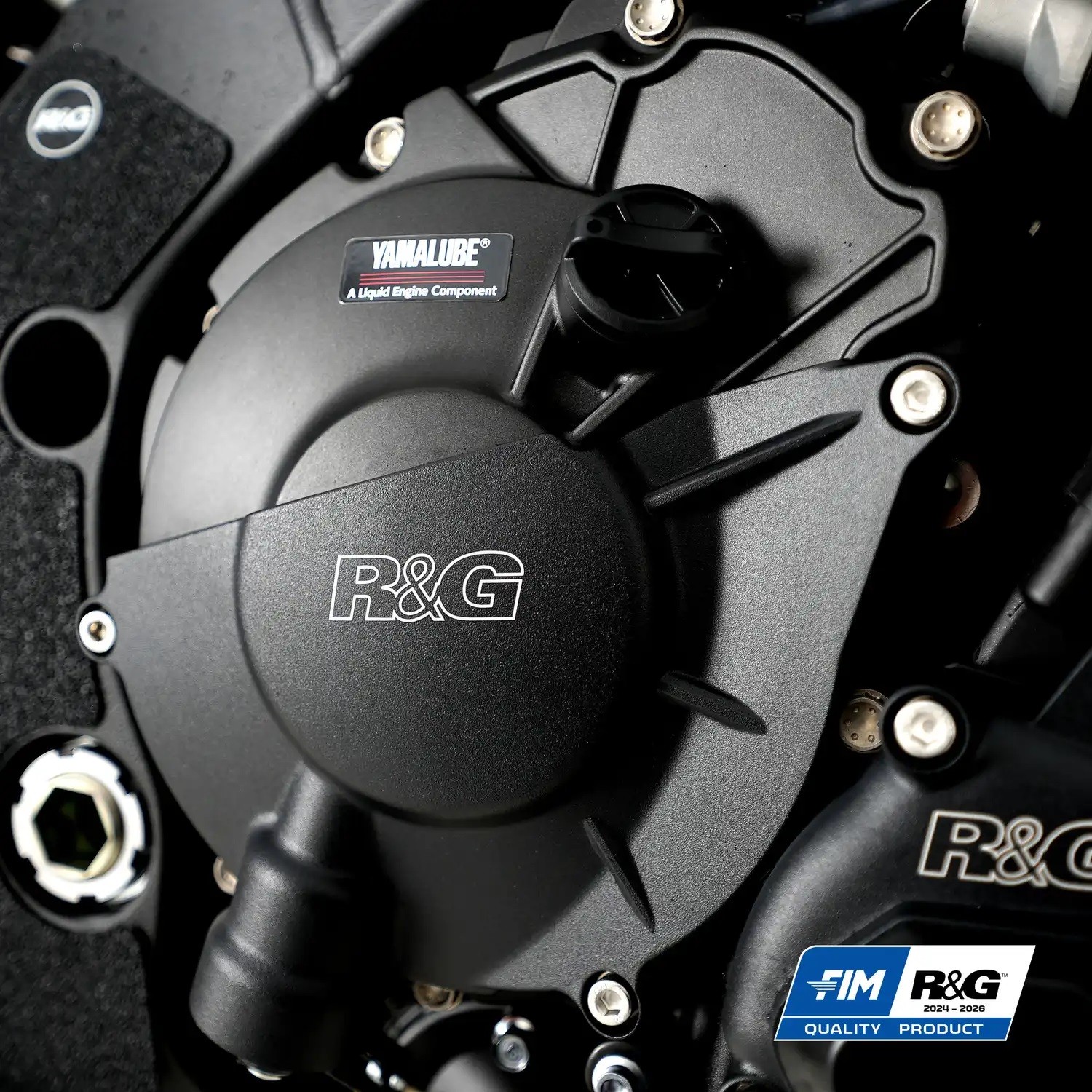 R&G PRO Engine Case Covers (Trio) for Yamaha YZF-R1 / R1M 2015-2025