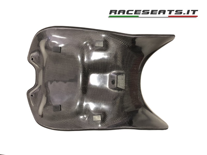 Race Seats Street Neoprene Line with Carbon Fiber Seat Plate - Ducati Panigale V4