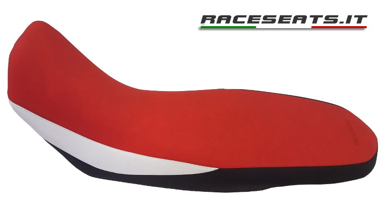 Race Seats Complete Two-Seater Tri-Color Seat - Honda CRF1000L Africa Twin (2016+)