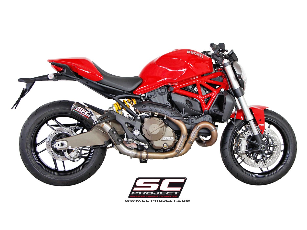 SC-Project 2014-2017 Ducati Monster 821 CR-T Slip On Exhaust