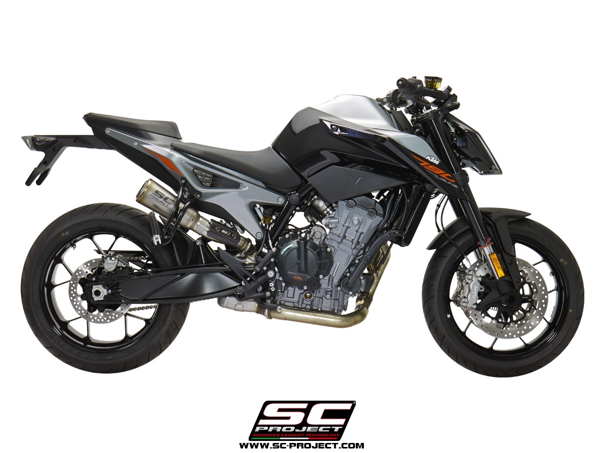 SC-Project S1-GP Slip-On Titanium Exhaust KTM 790 Duke 2018+ / 890 Duke R 2020+