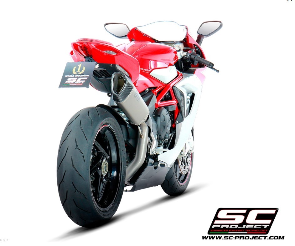 SC-Project SC1-R Carbon Slip-On Race Exhaust | MV Agusta F3 675 / 800 (2017-2023)