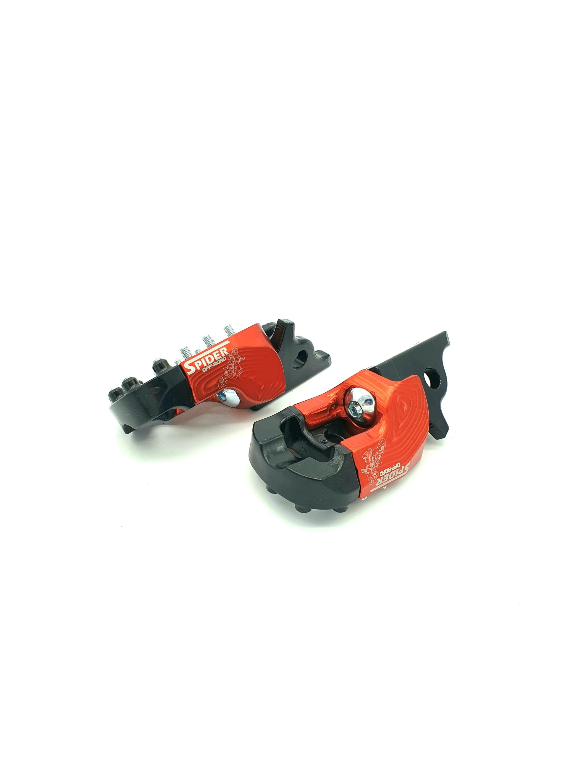 Spider Off-Road Adjustable Supermoto Footpegs - KTM SMR, SX-F, EXC / Husqvarna FC / FS / TE / FE / TC