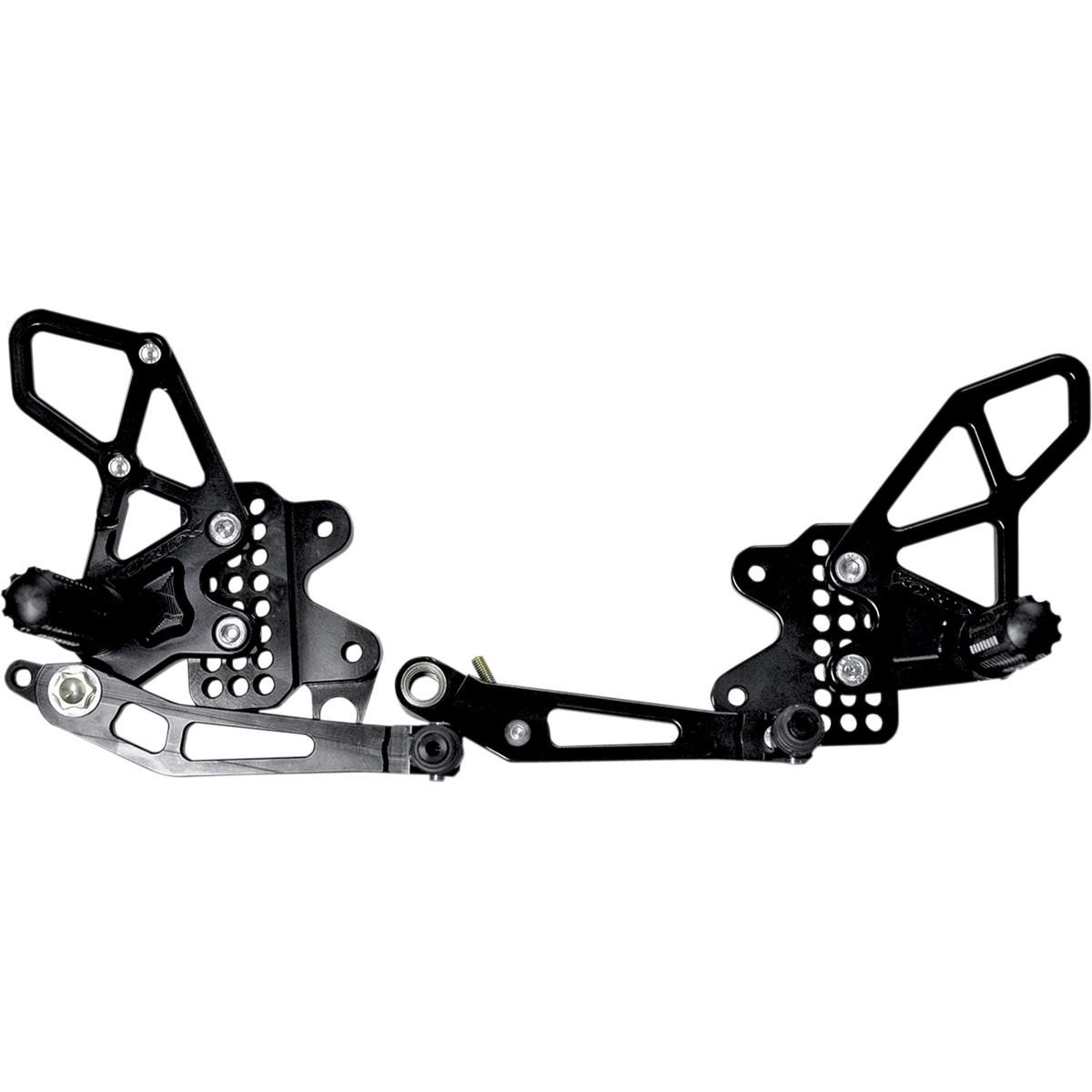 Vortex Adjustable Rearsets 2007-2013 Ducati 848 / 1098 / 1198