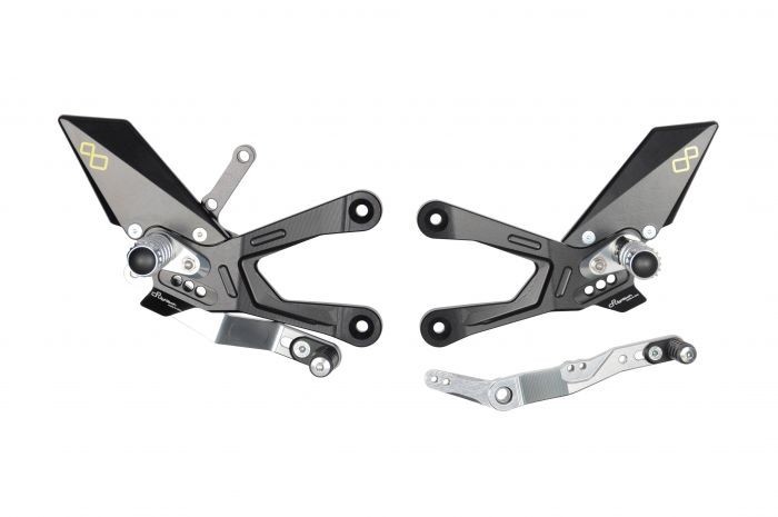 LighTech - Folding Footpegs - Honda - 2021 CBR1000RR-R - Standard/Reverse Shift Rear Sets