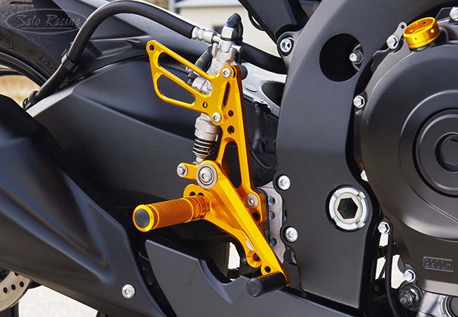 Sato Racing Adjustable Rearsets - GP or Street Shift - 2011-2019 Suzuki GSX-R600 / GSX-R750