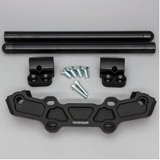 Woodcraft Clip On Adapter Plate - 1 Rise - Yamaha FZ-09 