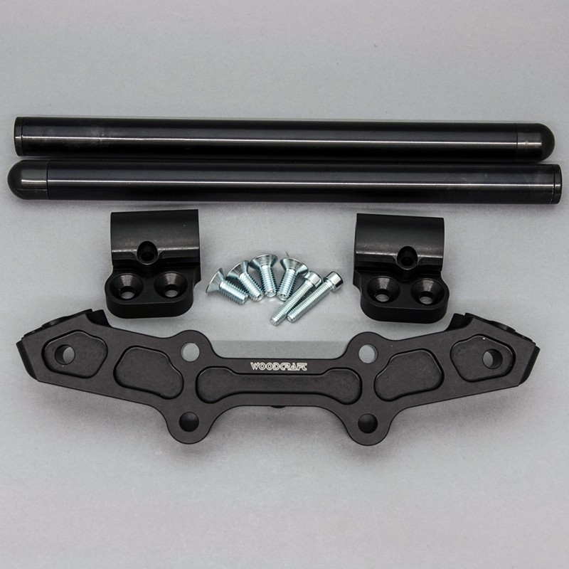 Woodcraft Clip On Adapter Plate - 1" Rise - Yamaha FZ-07 / MT-07 (2015-2020)