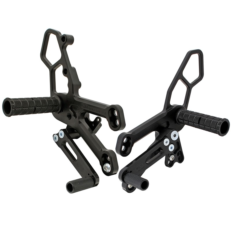 Woodcraft Adjustable Rearsets (GP Shift) 2015-2023 Yamaha YZF-R3 