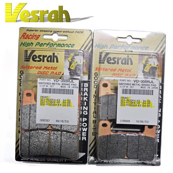 Vesrah VD-9053 RJL Brake Pads BMW S1000RR, MV Augusta, Ducati 996R, 999