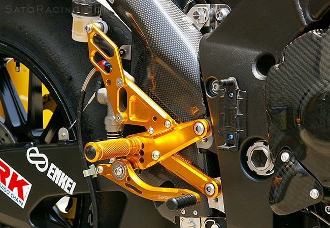 Sato Racing Fully Adjustable Rearsets 2009-2014 Yamaha YZF-R1