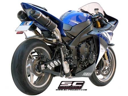 SC-Project Yamaha YZF R1 Twin Oval Exhaust 2009-2014