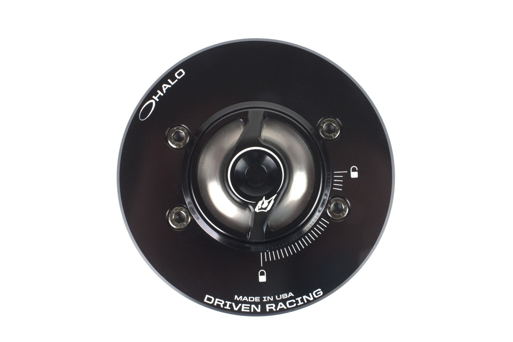 Driven Racing Halo Fuel Cap - Honda, Yamaha, Suzuki, Kawasaki, BMW, Aprilia, Ducati, Triumph