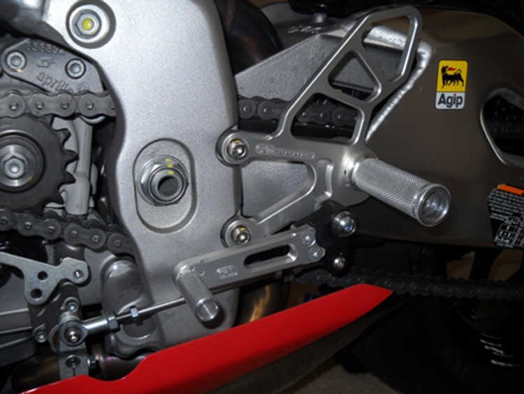 Woodcraft Complete Rearset for Aprilia RSV4 APRC, Tuono V4 2009