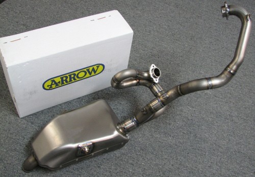 Arrow Full Titanium Underseat Exhaust - 2007-2014 SXV 4.5 / 450