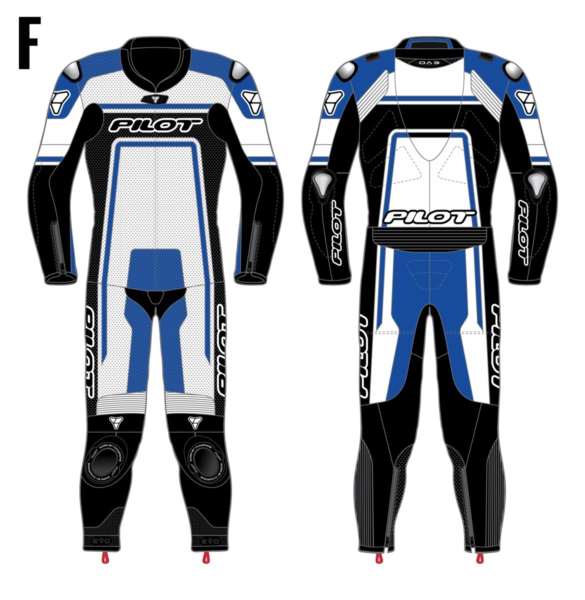 Pilot EVO V2 B13 Leather Racing Suit