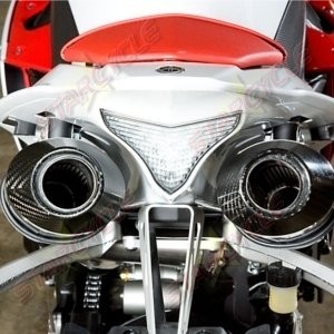 M4 Standard Slip On System for 2009-2014 YZF-R1 - Carbon or Titanium canisters