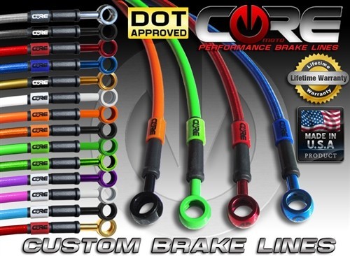 Core Moto Brake line kit 2009-14 Yamaha R1 (2 lines)