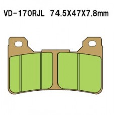 Vesrah VD-170 SRJL-XX Brake Pads 2004-2012 CBR1000RR 2005-2012 CBR600RR