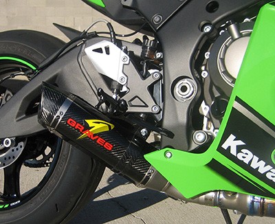 Graves Motorsports 2016-20 Kawasaki ZX-10R Cat Eliminator Titanium ...